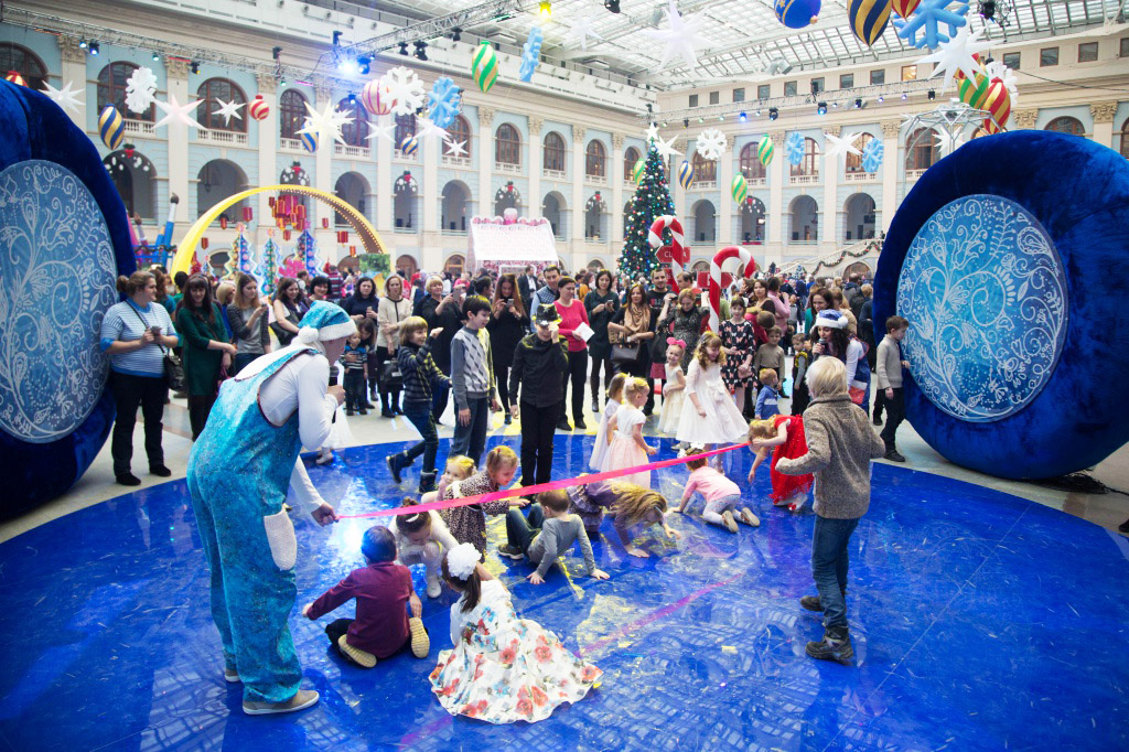 Детское новогоднее шоу: "Снежный город" в Гостином дворе